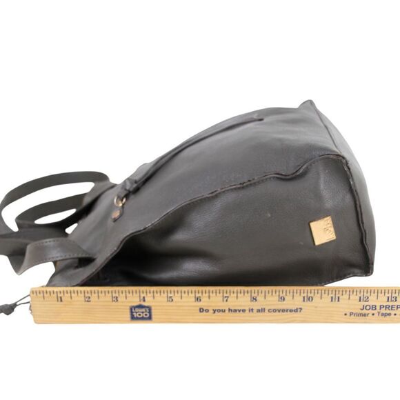 Kooba GRAY GENUINE LEATHER BACKPACK CONVERTIBLE SHOULDER BAG X-BODY PURSE - Picture 15 of 16